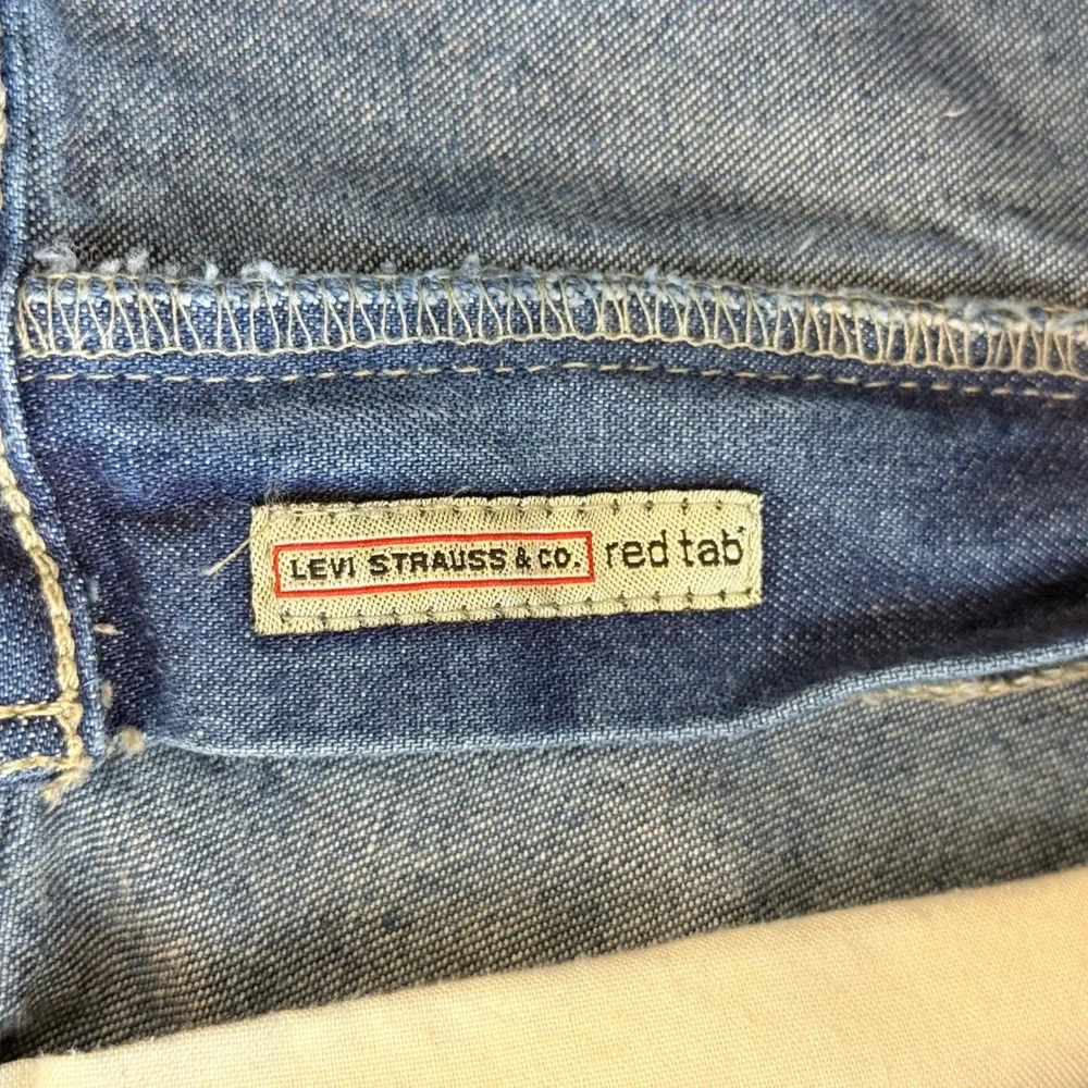 Vintage 1999 Levi's Carpenter Jorts W29 Baggy Y2K Skater Red Tab